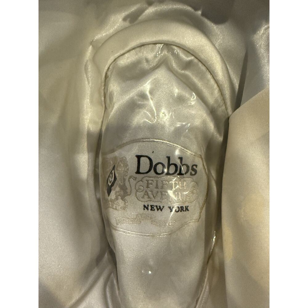 Vintage Dobbs Mens Gray Fifth Ave New York Fedora Hat Size 7 Made in USA - Picture 7 of 9